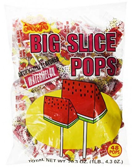 BIG SLICE WATERMELON POPS - 48 CT.